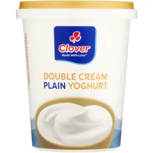 Clover Plain Double Cream Yoghurt 500g