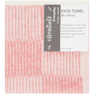 Essentials Everyday Face Towel (Colour May Vary)