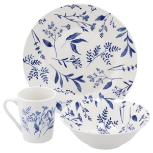 Nature Blue Dinner Set 12 Piece