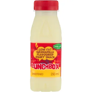 Fair Cape Dairies Lunchbox Granadilla Flavoured Low Fat Dairy Snack 250ml