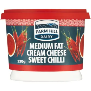 Farm Hill Dairy Sweet Chilli Medium Fat Cream Cheese 230g