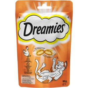 Dreamies Dry Cat Treats with Tasty Chicken 60g