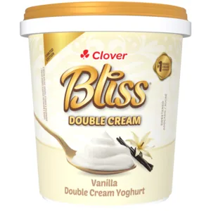 Clover Bliss Vanilla Limited Edition Vanilla Double Cream Yoghurt 1kg