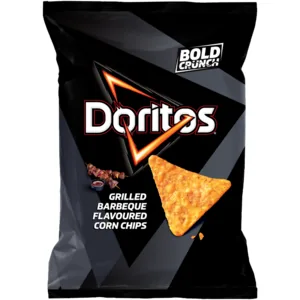 Doritos Bold Crunch Grilled Barbeque Flavoured Corn Chips 145g