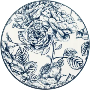 Blue Rose Side Plate 19cm