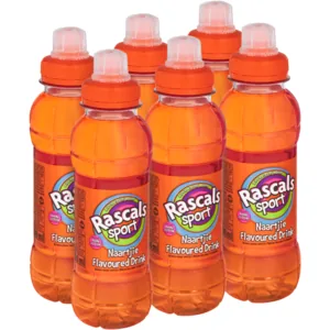 Rascals Sport Naartjie Flavoured Drink 6 x 300ml