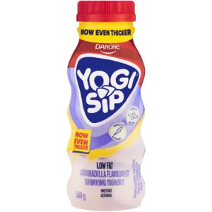 Danone Yogi Sip Granadilla Flavoured Low Fat Drinking Yoghurt 250g