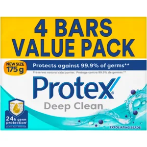 Protex Deep Clean Bar Soap 4 x 175g