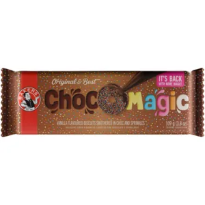 Bakers Choc O Magic Chocolate Vanilla Flavoured Biscuits 109g
