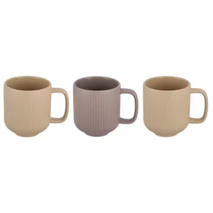 Hamilton Ribbed Coffee Mug 350ml (Colour May Vary)