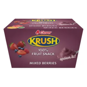 Clover Krush Mixed Berries 100% Fruit Snack 4 x 100g